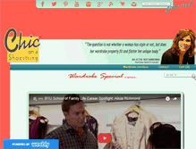 Tablet Screenshot of chiconashoestring.com